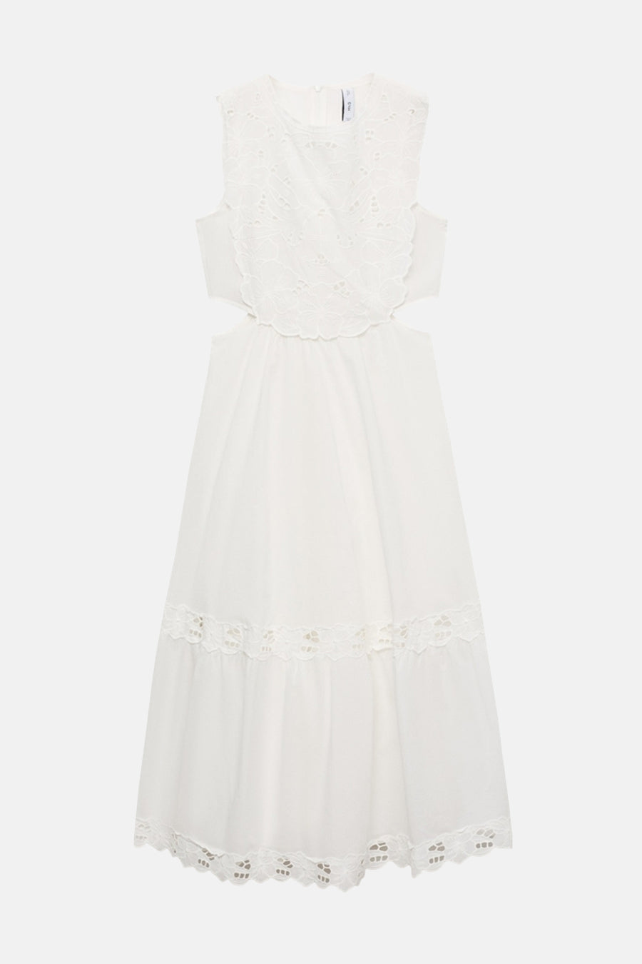 	Dames tops kleed zonder mouw Blanc - MANGO