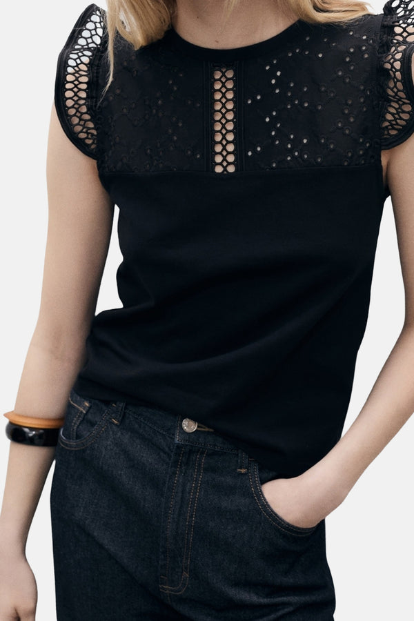 Top (sans manches) Noir - Mango