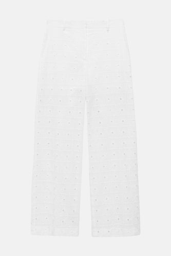 Pantalon - blanc - MANGO
