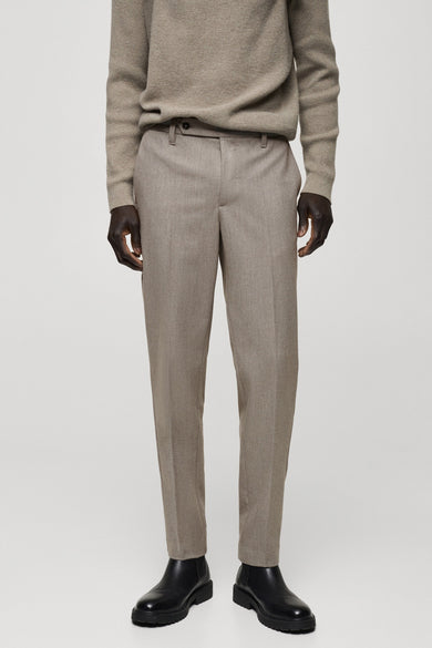 Pantalon de costume Brun - Mango
