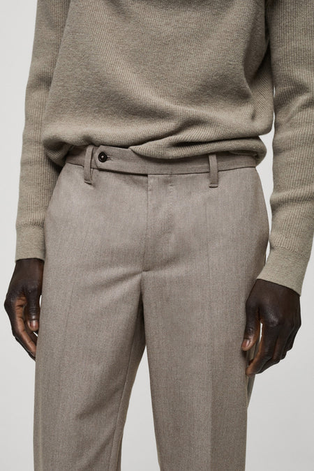Pantalon de costume Brun - Mango