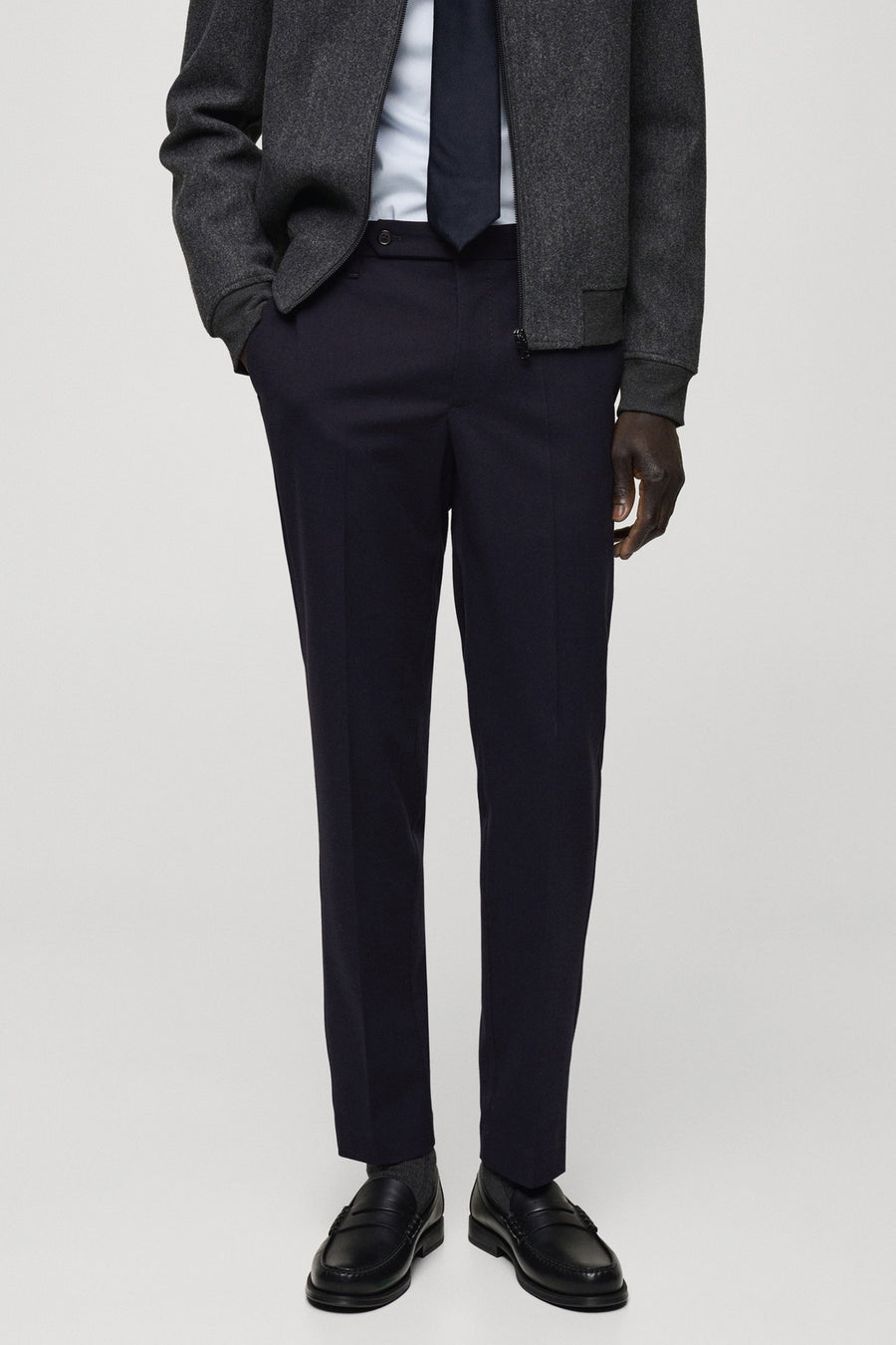 Pantalon de costume - Bleu foncé - MANGO