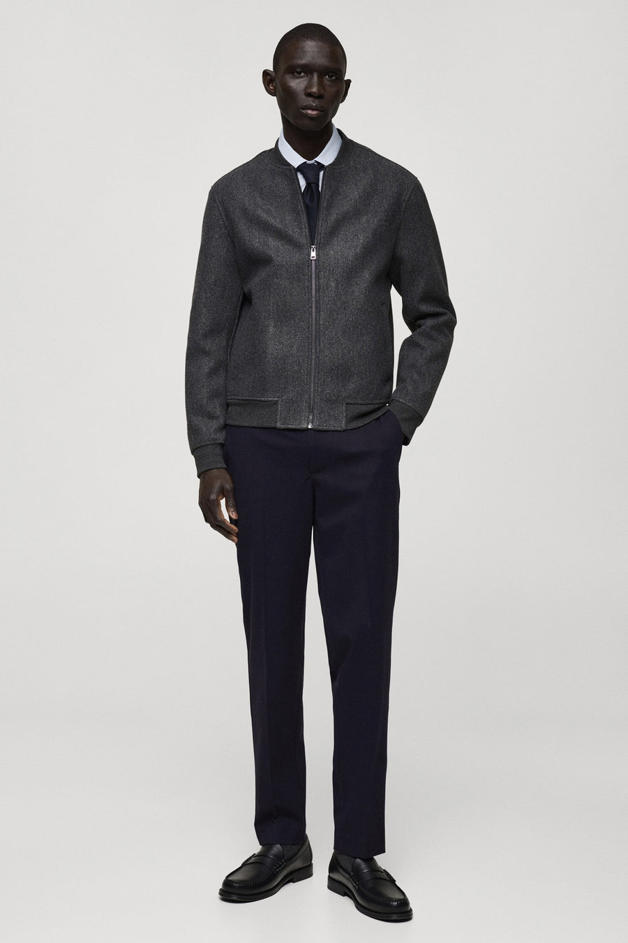 Pantalon de costume - Bleu foncé - MANGO