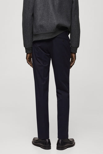 Pantalon de costume - Bleu foncé - MANGO