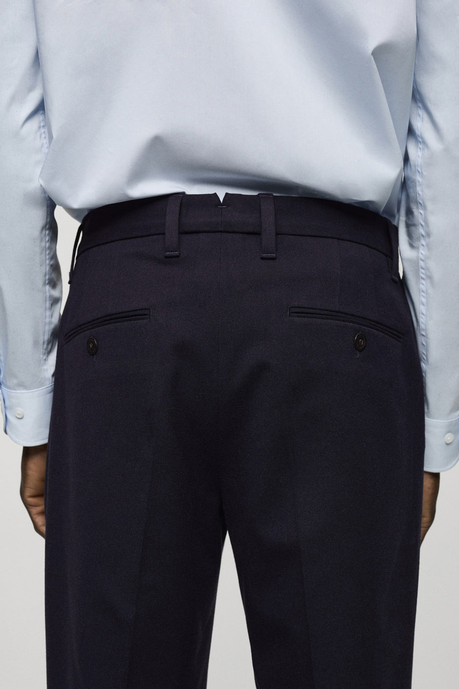 Pantalon de costume - Bleu foncé - MANGO