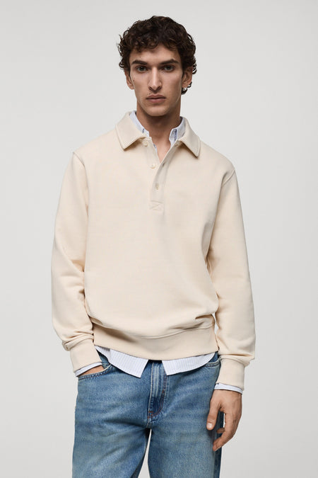 Sweat col O Blanc - Mango