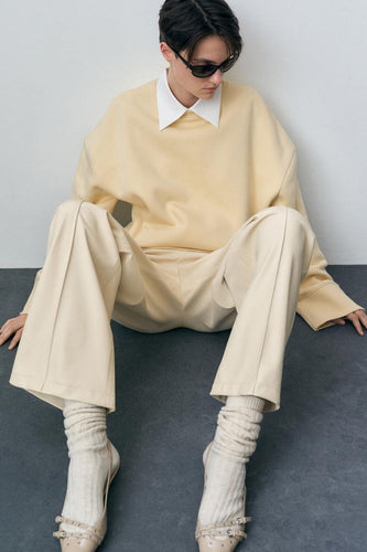 Pantalon - Beige - MANGO