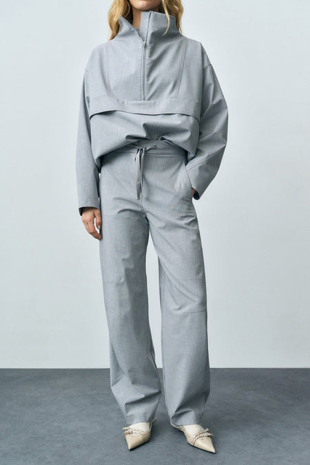 Pantalon Gris - Mango
