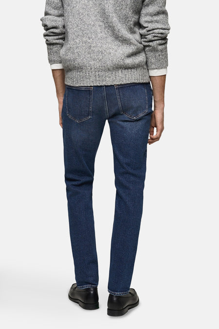 Jeans slim Mid blue denim - Mango