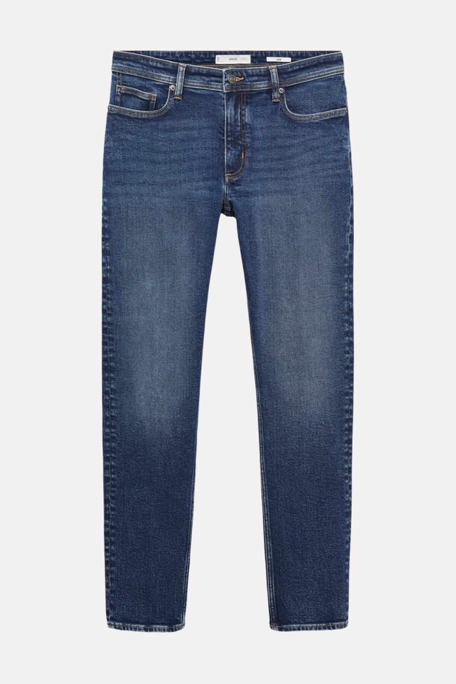 JEANS JAN - mid blue denim - MANGO