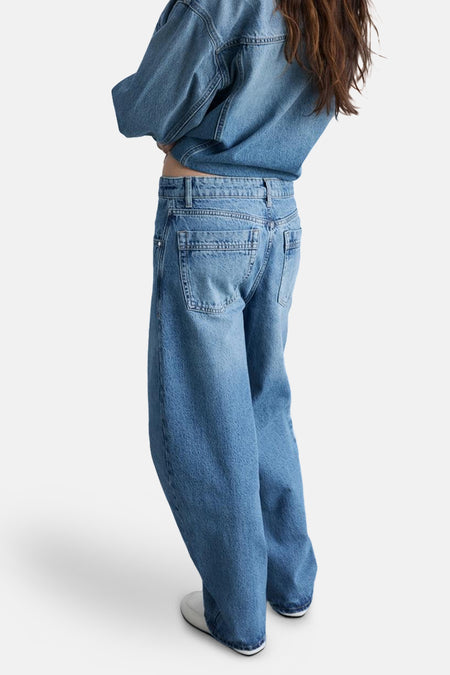 Jeans coupe spécial Mid blue denim - Mango