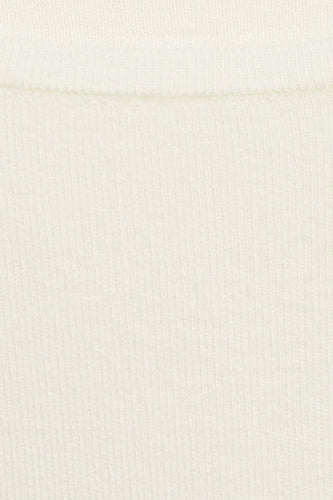 Pull à col rond - blanc - MANGO