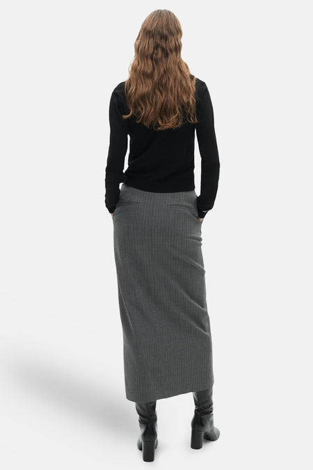 Pull à col en V - Noir