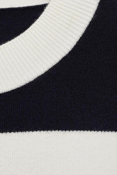 Pull à col rond - bleu