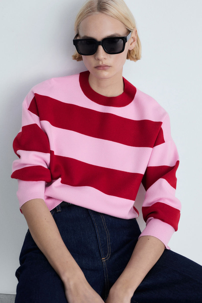 Pull col O Rouge - MANGO