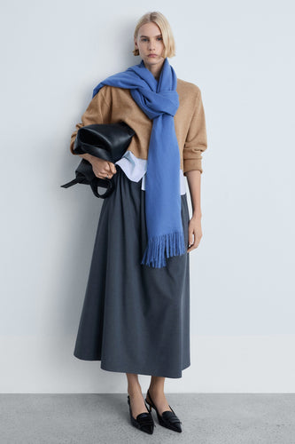 Pull à col rond - brun - MANGO