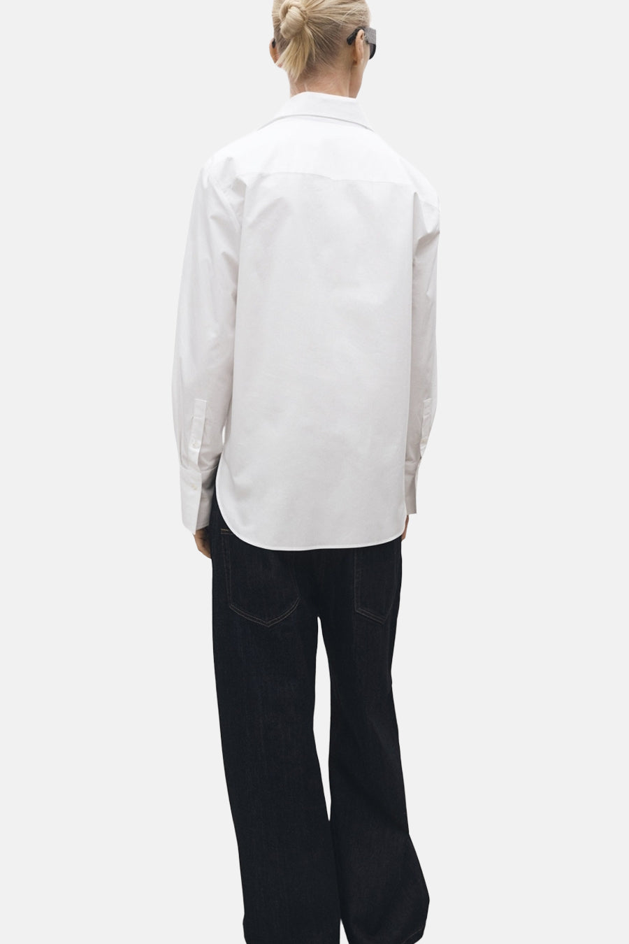 Chemise à manches longues - blanc