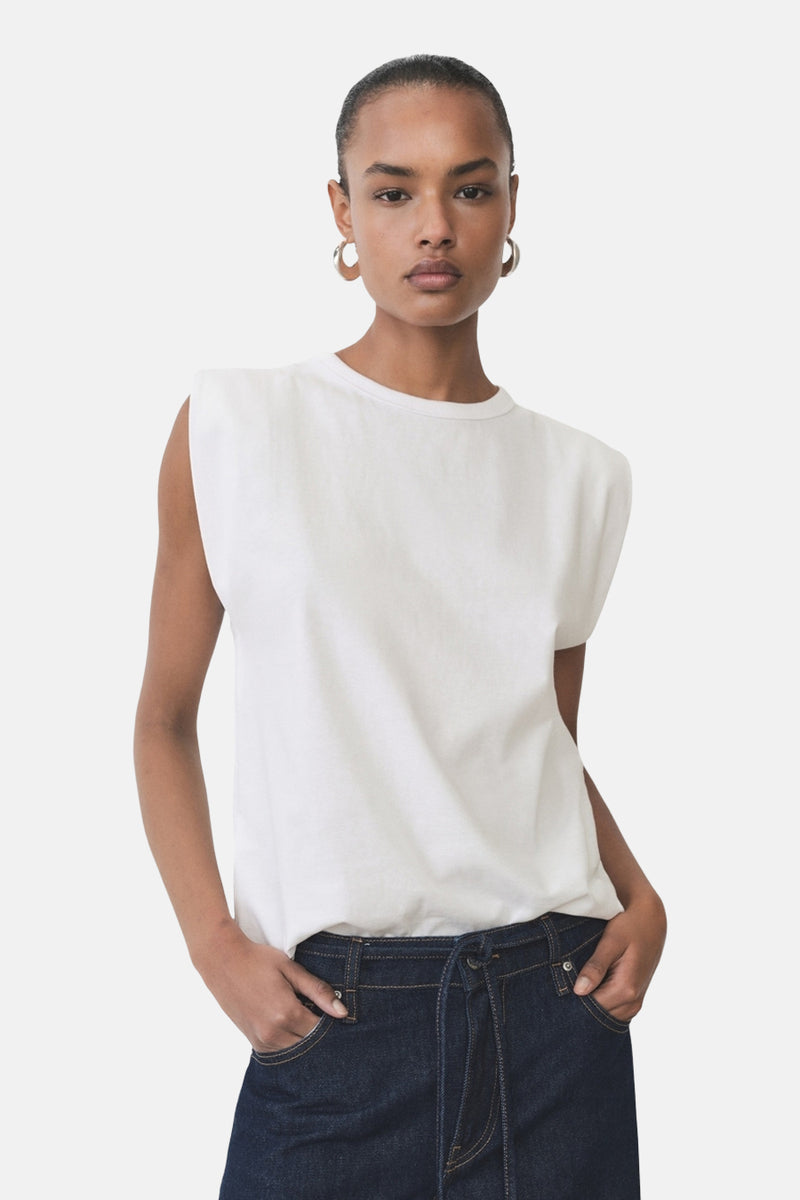 Top (sans manches) Blanc - MANGO