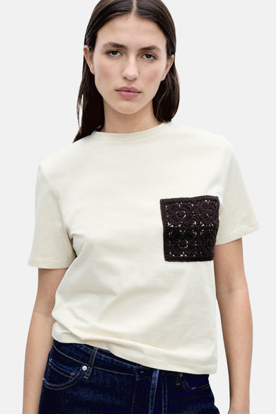 T-shirt à manches courtes - Beige