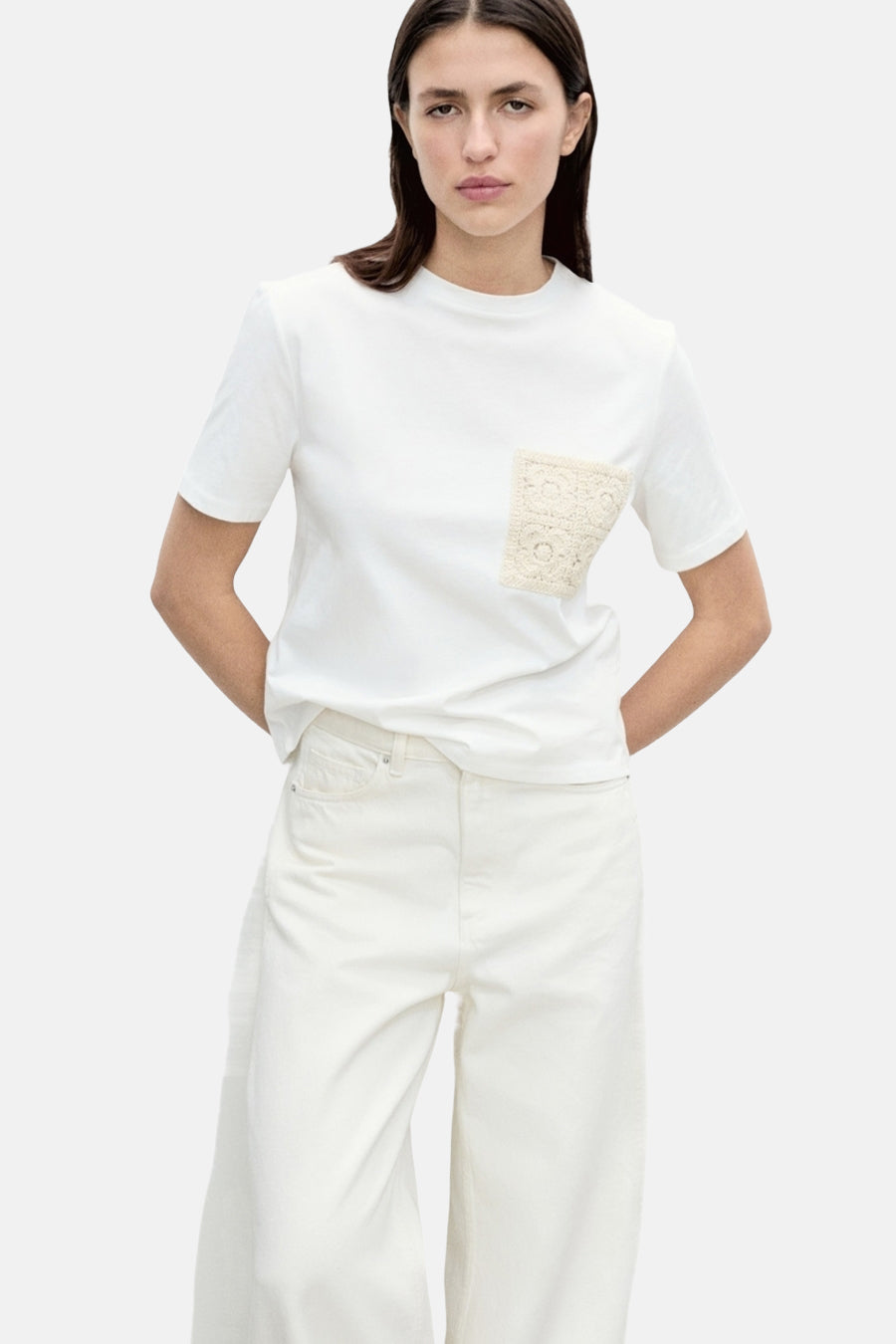 T-shirt à manches courtes - blanc
