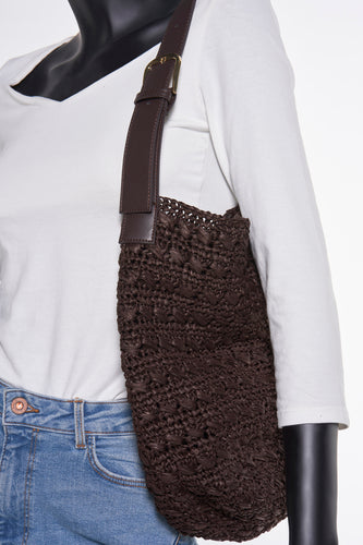 Sac à bandoulière - brun - MANGO