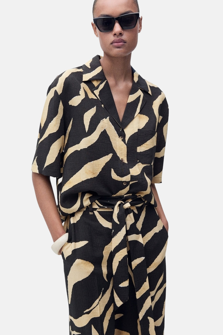 Pantalon - Noir - MANGO