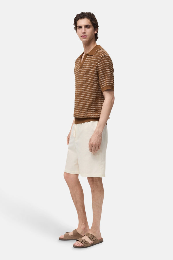 	Heren tops polo korte mouw Brun - MANGO