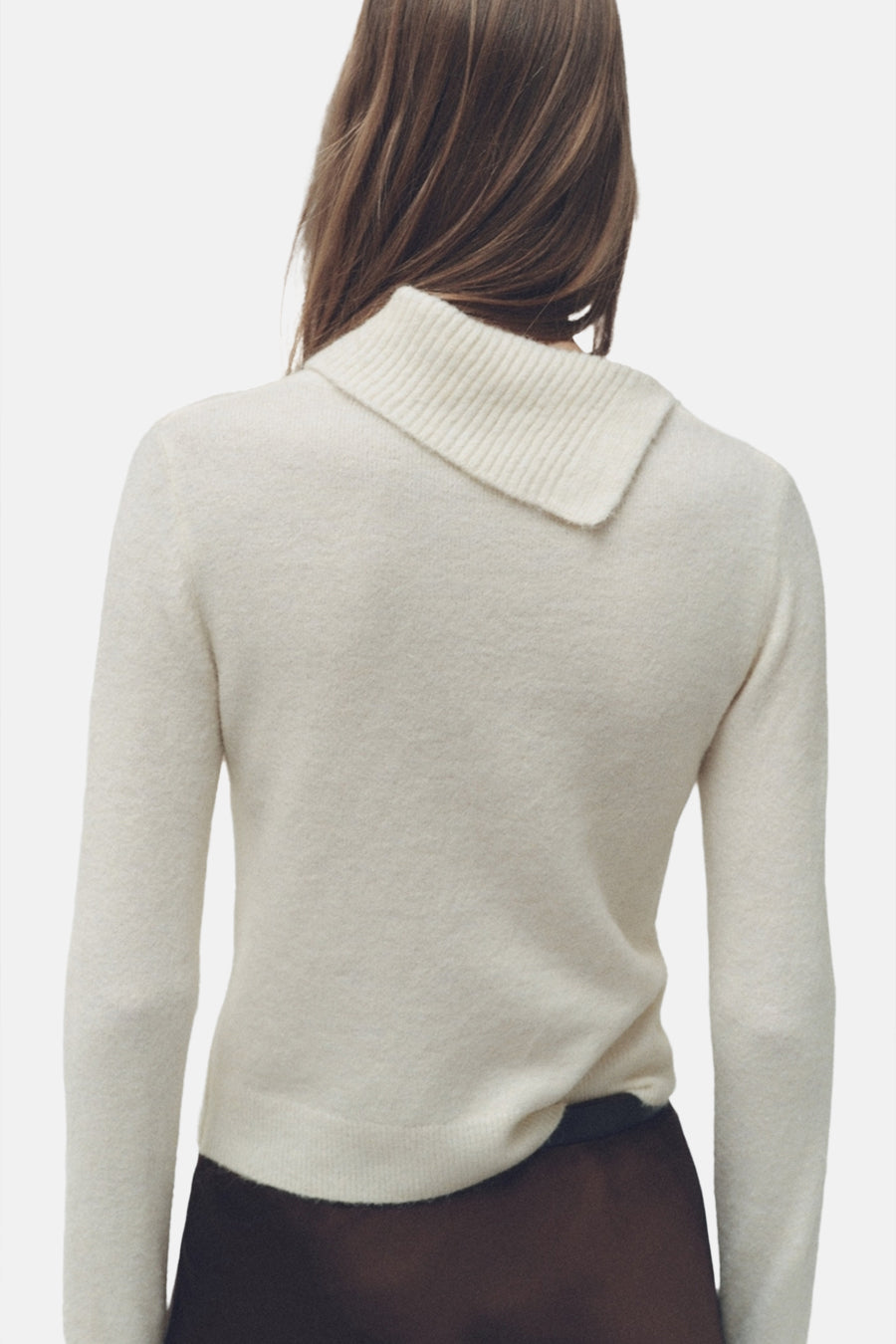 Pull à col roulé - Écru - MANGO