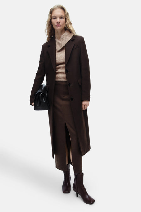 Pull à col roulé - beige