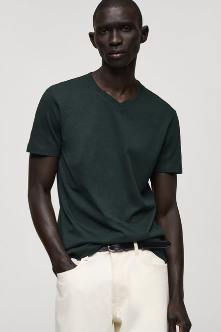 T-shirt (manches courtes) Vert - Mango