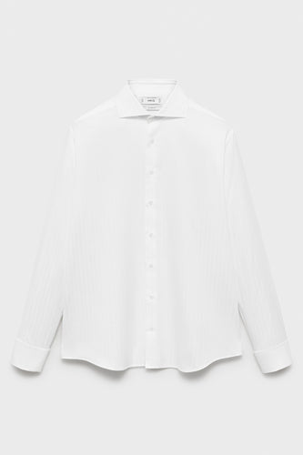 Chemise à manches longues - blanc