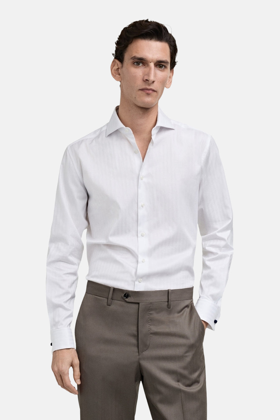 Chemise à manches longues - blanc - MANGO