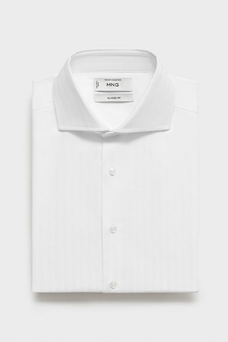 Chemise (manches longues) Blanc - Mango