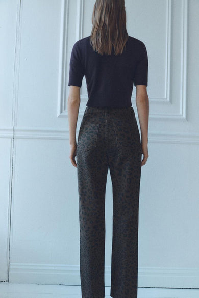 Jeans coloré Brun - Mango