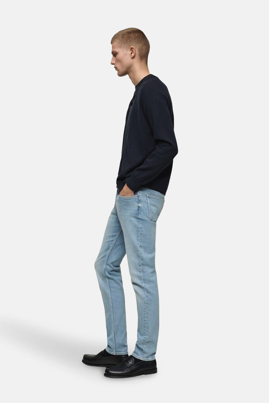 JEANS JAN - light blue denim - MANGO
