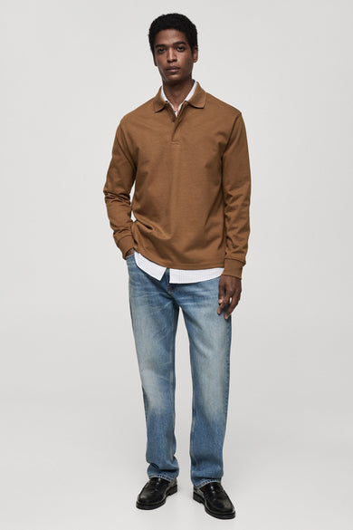 Sweat col O Brun - Mango