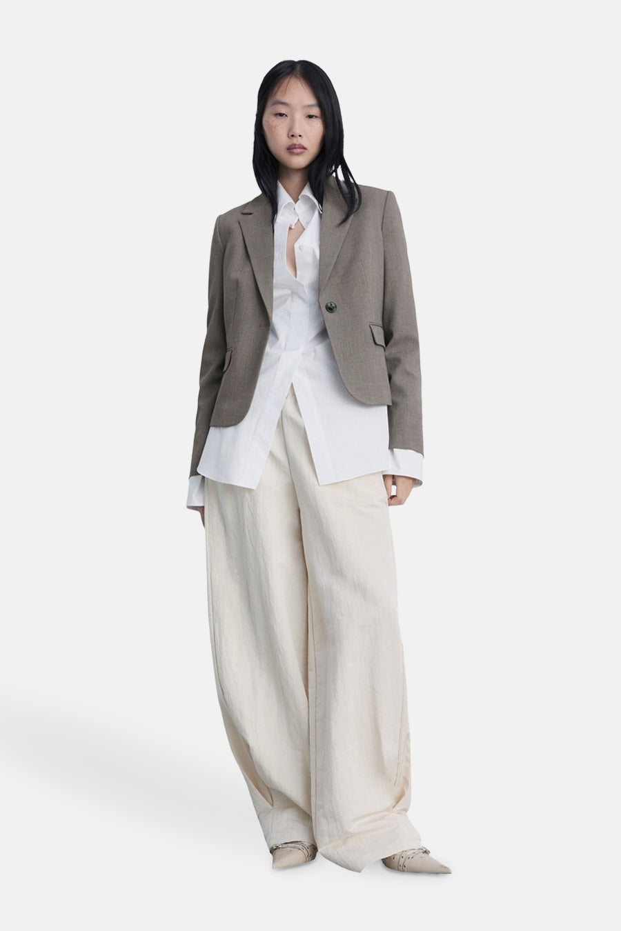 Blazer - brun - MANGO