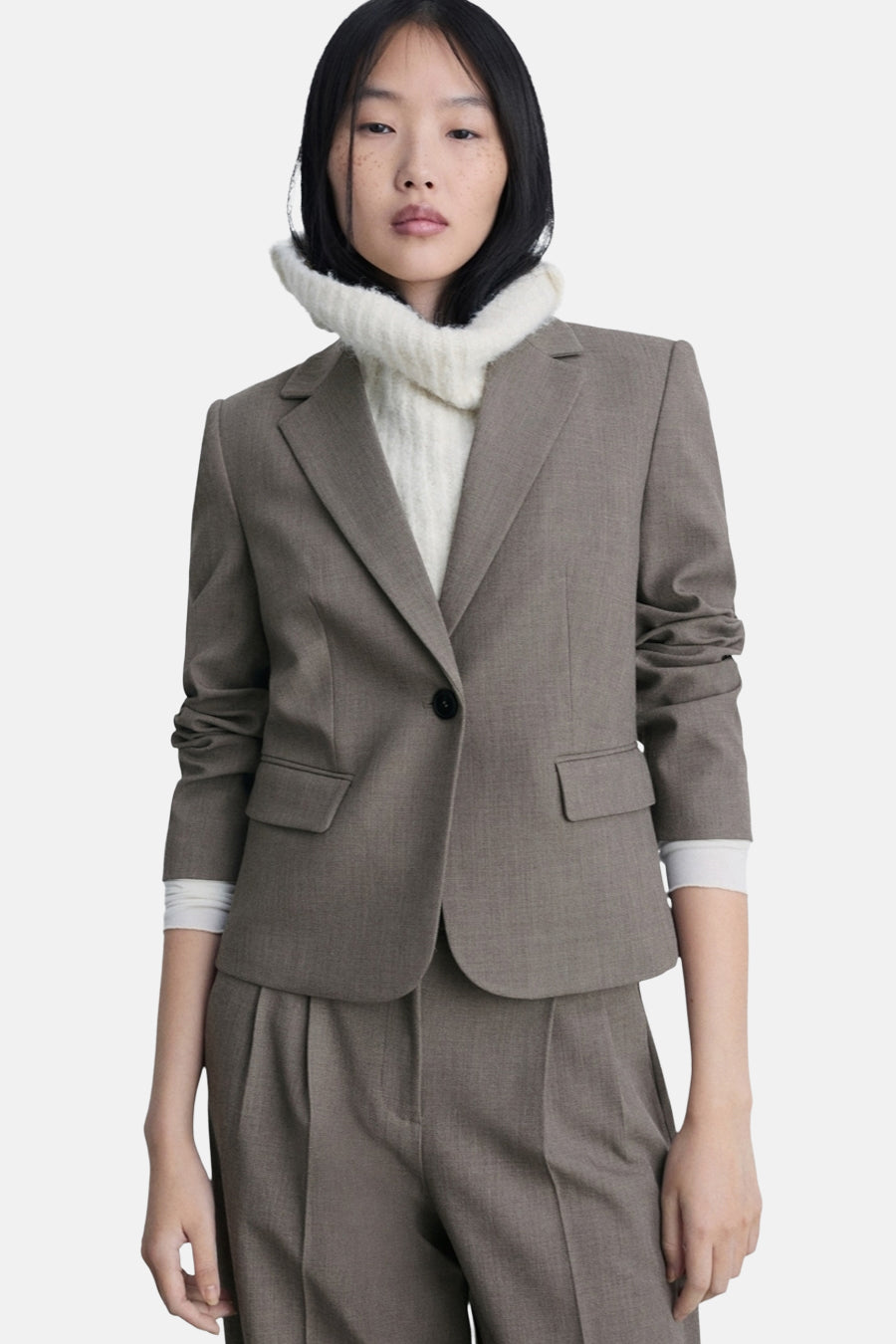 Blazer - brun - MANGO