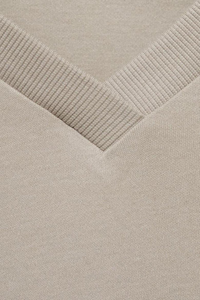 Top uni manche courte Brun - Mango