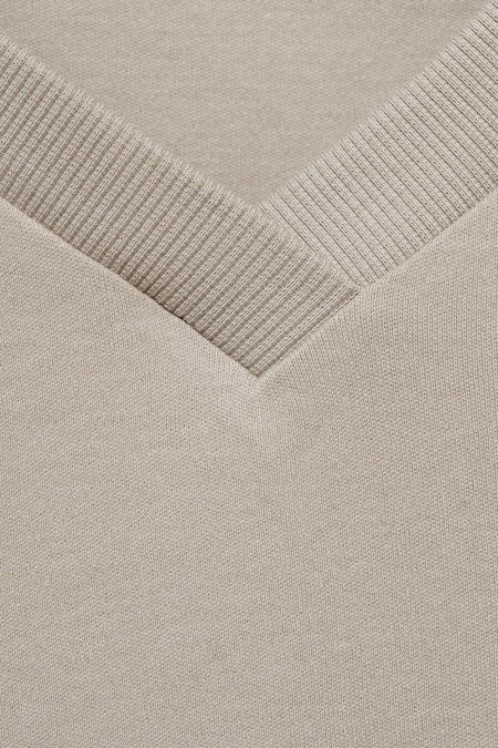 Top uni manche courte Brun - Mango
