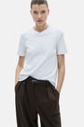 Top uni manche courte Blanc - Mango