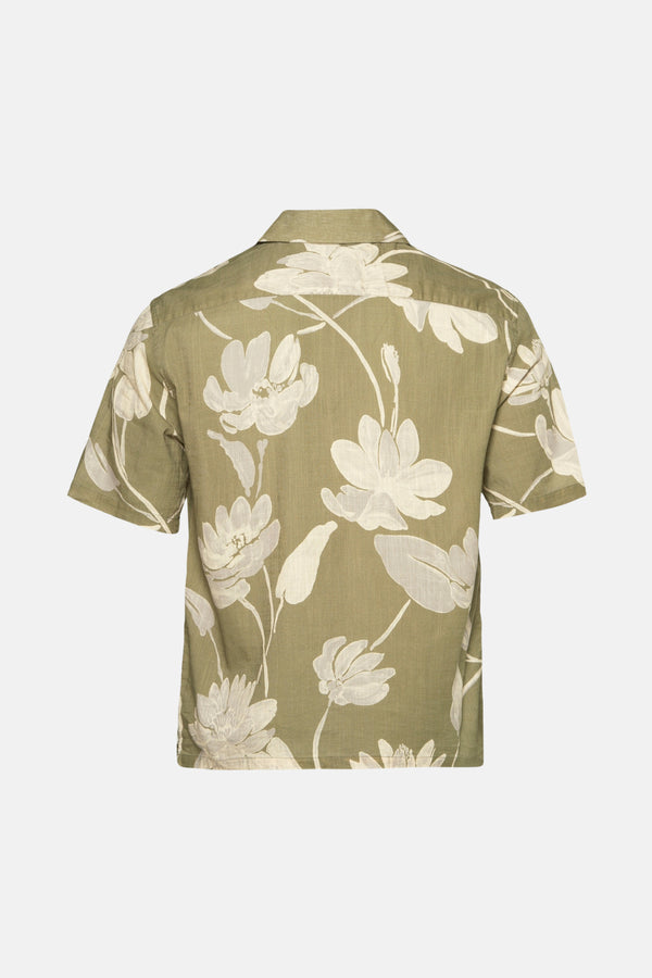 Chemise (manches courtes) Vert - MANGO