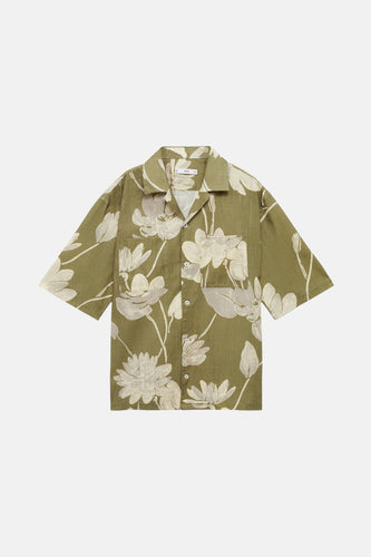 Chemise à manches courtes - vert - MANGO