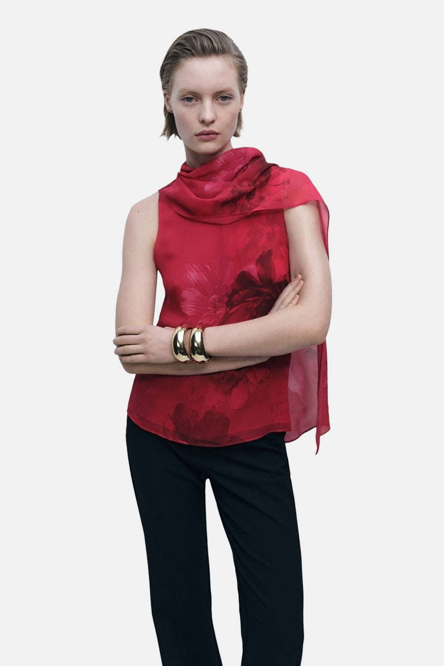 Blouse - rouge - MANGO