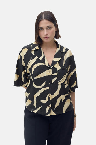 Chemise à manches courtes - Noir