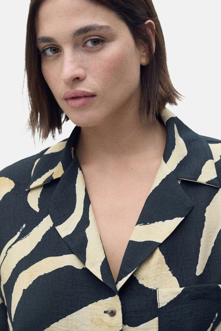 Chemise à manches courtes - Noir