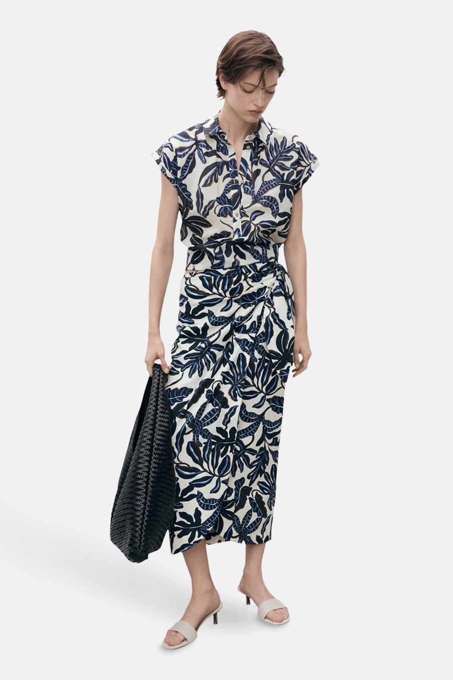 Chemise à manches courtes - Multicolore - MANGO