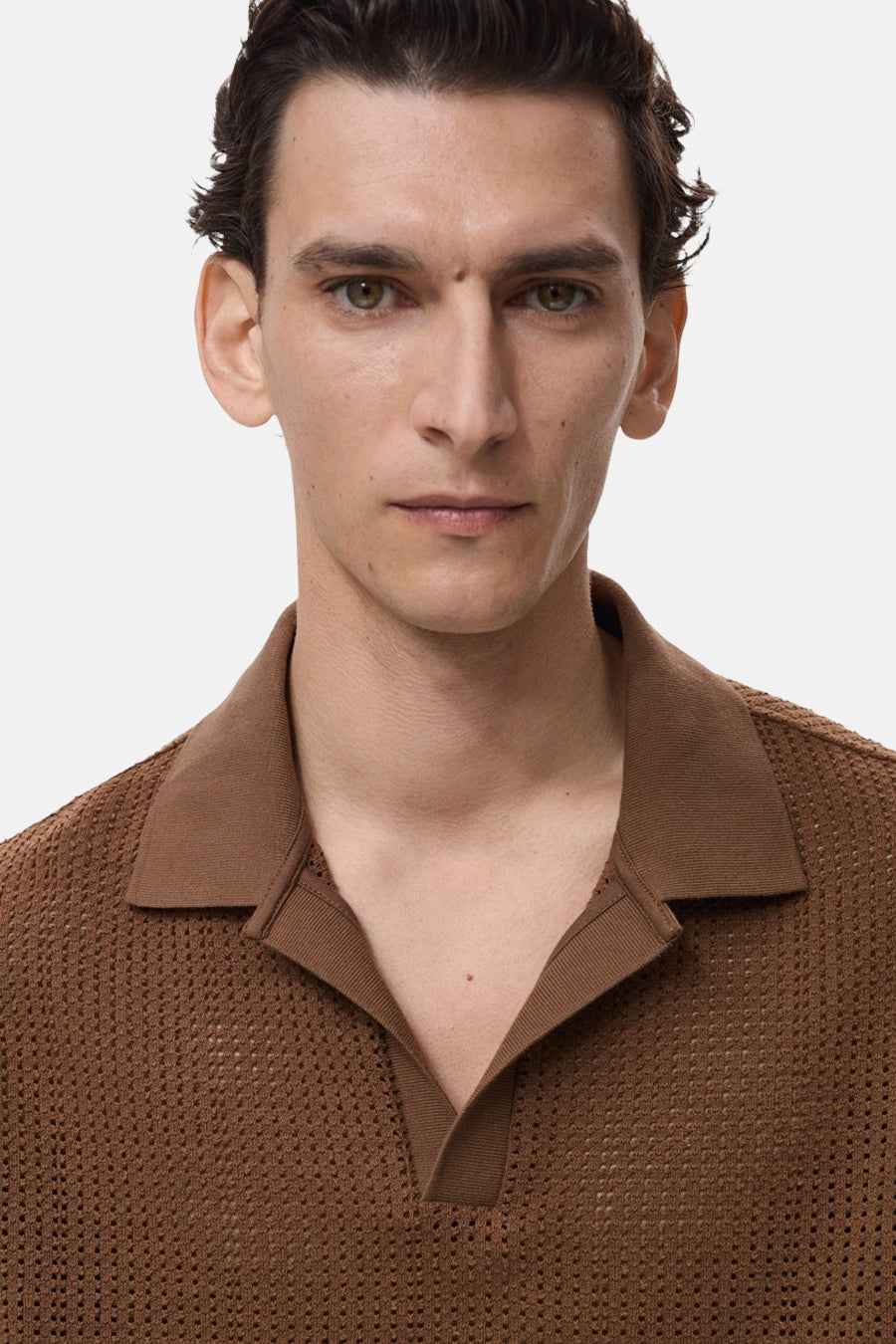 Polo à manches courtes - brun - MANGO