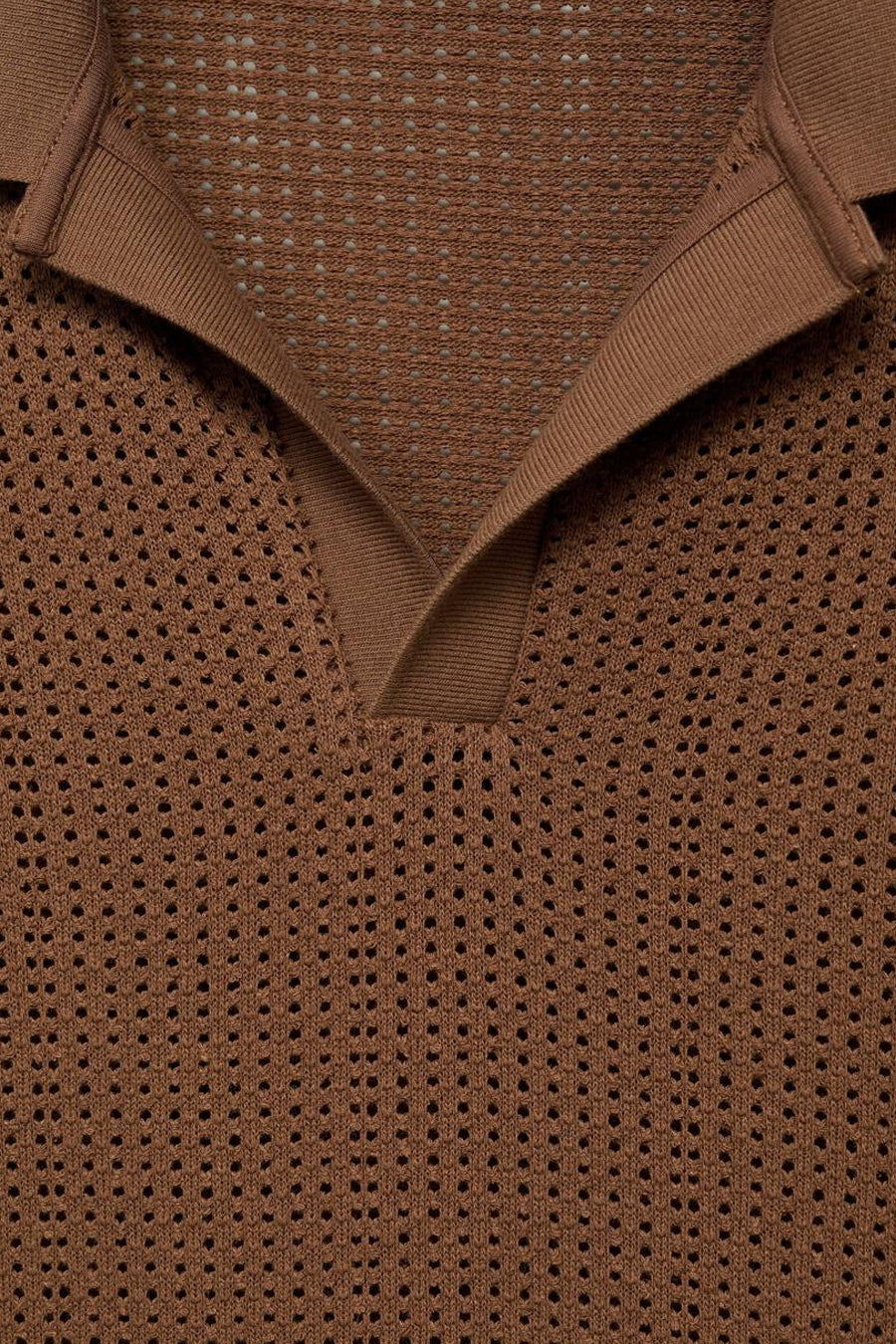 Polo à manches courtes - brun - MANGO