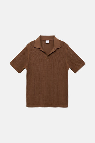 Polo à manches courtes - brun - MANGO